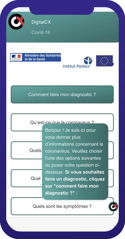 chatbot d’auto-diagnostic
